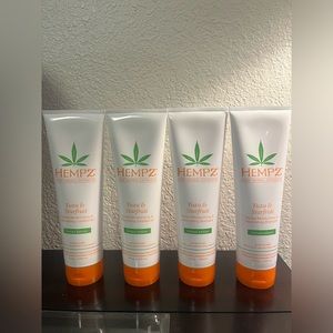 4 Pieces HEMPZ Herbal Moisturizer & Nourishing 2 Shampoo 2 Conditioner YUZU & S…